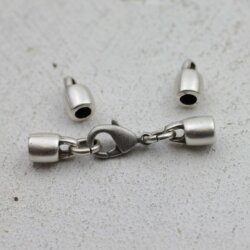 20 Endkappen Schmuck10x6 mm (Ø 3 mm)