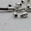 20 Endkappen Schmuck10x6 mm (Ø 3 mm)