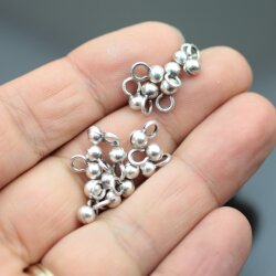 80 Drop Charms Connector DIY supply 9x5 mm