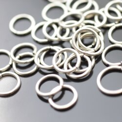 50 Jump Rings 12 mm 1,8 mm