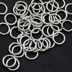 50 Jump Rings 12 mm 1,8 mm