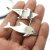 5 Delfin Schiebeperlen für 10x2,5 mm Flaches Leder