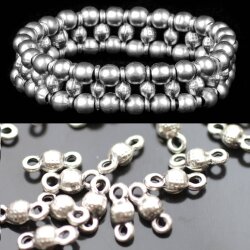 African Silver Spacer Beads 67779 