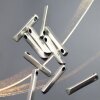 10 Zamak Anhänger 30x5 mm (Ø 4 mm)