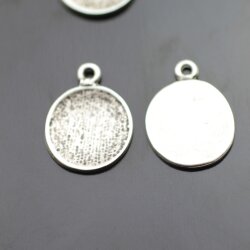 10 Jewelry Findings Charms 18 mm (Ø 2 mm)