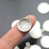 10 Jewelry Findings Charms 18 mm (Ø 2 mm)