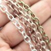 1 Metal Jewelry Jewelry Chain 7.5x6 mm (1,2 mm)