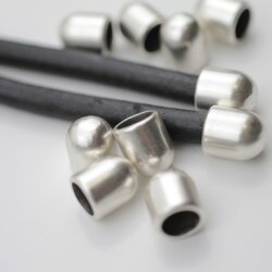 10 Cord End Caps13x11 mm (Ø 8 mm)