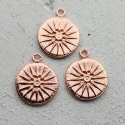 5 Sun Charms 20 mm (Ø 2,5 mm)