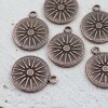 5 Sun Charms 20 mm (Ø 2,5 mm)