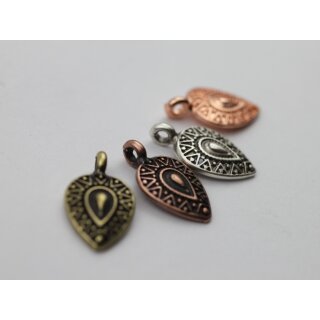 10 Drop Anhnger 19x11 mm ( 2 mm)