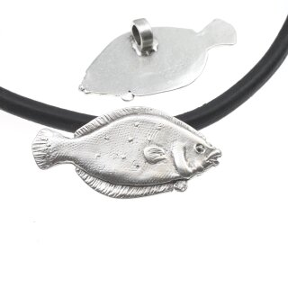 Fisch Anhänger, Zamak Schmuck 30x60  (Ø 6 mm)