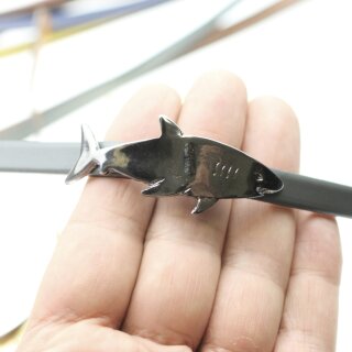 5 Hai Schiebeperlen für Armband 10x2,5 mm Flaches Leder oder Band
