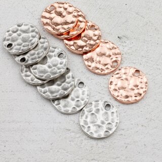 10 Gehmmerte Runde Anhnger, Mnzen 21 mm ( 2,5 mm)
