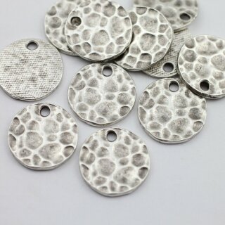 10 Gehmmerte Runde Anhnger, Mnzen 21 mm ( 2,5 mm)