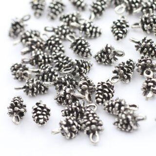 20 Tannenzapfen Charms Anhnger 12x6 mm ( 1.8 mm)