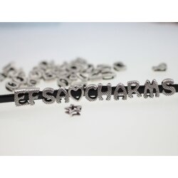 10 Letter Sliding Beads, Alphabet Beads