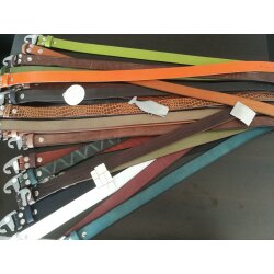 B-Stock Leather Snap Belts