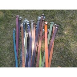 B-Stock Leather Snap Belts