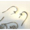 Ear Hook setting for Crystal Pearls - Stud ø 1 mm