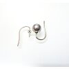 Ear Hook setting for Crystal Pearls - Stud ø 1 mm