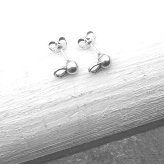 5 Paar Ohrstecker mit Kugel mit se, Ohrstecker Zubehr 9x5 mm