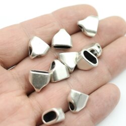 10 End caps for Keychain, Bracelet, Necklace end caps 13...