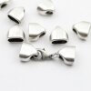 10 End caps for Keychain, Bracelet, Necklace end caps 13 x13 mm (Ø 10x5 mm)