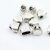 10 End caps for Keychain, Bracelet, Necklace end caps 13 x13 mm (Ø 10x5 mm)