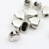 10 End caps for Keychain, Bracelet, Necklace end caps 13 x13 mm (Ø 10x5 mm)