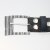 Classic belt buckle for 4 cm snap belts, 7,5x5,7 cm
