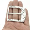 Classic belt buckle for 4 cm snap belts 6,5x5,5 cm