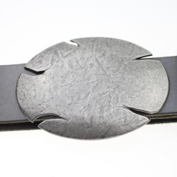 Belt Buckle Oval with Cracks 10x6,95 cm