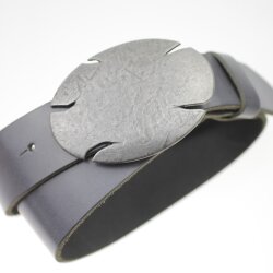 Belt Buckle Oval with Cracks 10x6,95 cm