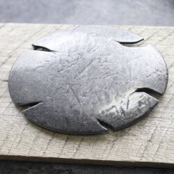 Belt Buckle Oval with Cracks 10x6,95 cm