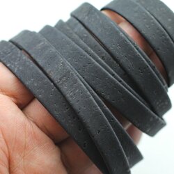 0,5 m Black Korkband 10 mm