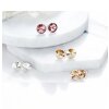 10 mm Rivoli Swarovski Crystals Stud Earrings Genuine Crystal Stud Earrings