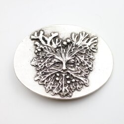 Belt Buckle Oak King, 8,0 x 6,0 cm