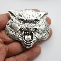 Belt Buckle Wolf, Mythical Creature