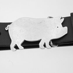 Pig, Piggy Belt Buckle, Pig buckle