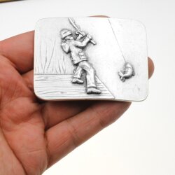 Belt Buckle Angler, Fisher Belt Buckle