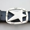 Antique Silver Star Belt buckle