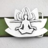 Belt Buckle, Yoga Namaste