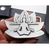 Belt Buckle, Yoga Namaste