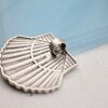 shell, maritime Pendant 6x5 cm