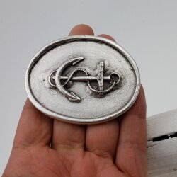 Antique Silver Anchor Belt buckle