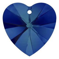 28 mm Heart Pendant Swarovski Crystal