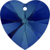 28 mm Heart Pendant Swarovski Crystal