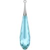 21 mm Pure Drop Pendant  Rhod. / Gold Capt Swarovski Crystal