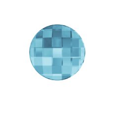 20 mm Chessboard Circle Flat Backs No Hotfix Swarovski...